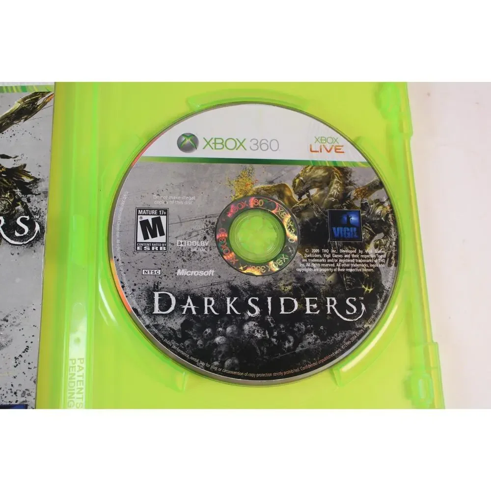 2 game lot/bundle: Darksiders 1 and 2 (Microsoft Xbox 360) Authentic, Complete
